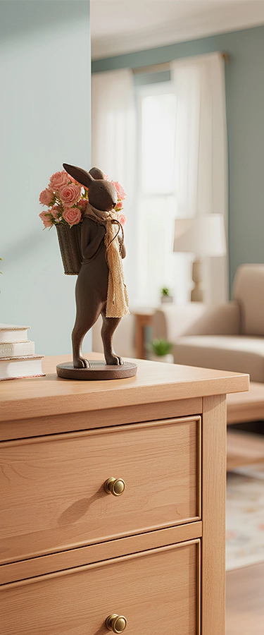 Статуэтка "Кролик с корзиной"  в Ростове-на-Дону